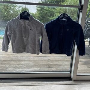Vineyard Vines Quarter Zips (size 2T)